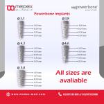 Powerbone implant Ø3,8-L 11,50 mm