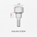 B&B Healing Abutment Ø. 4 H=1 mm