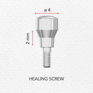 B&B Healing Abutment Ø. 4 H=2 mm