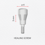 B&B Healing Abutment Ø. 4 H=3 mm