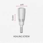 B&B Healing Abutment Ø. 4 H=5 mm