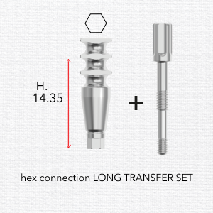 B&B Non- Rotating Open PICK UP Transfer LONG