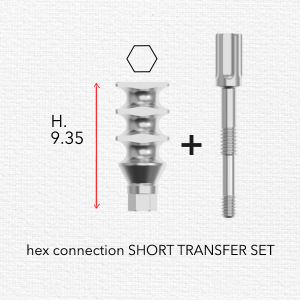 B&B Non- Rotating Open PICK UP Transfer SHORT